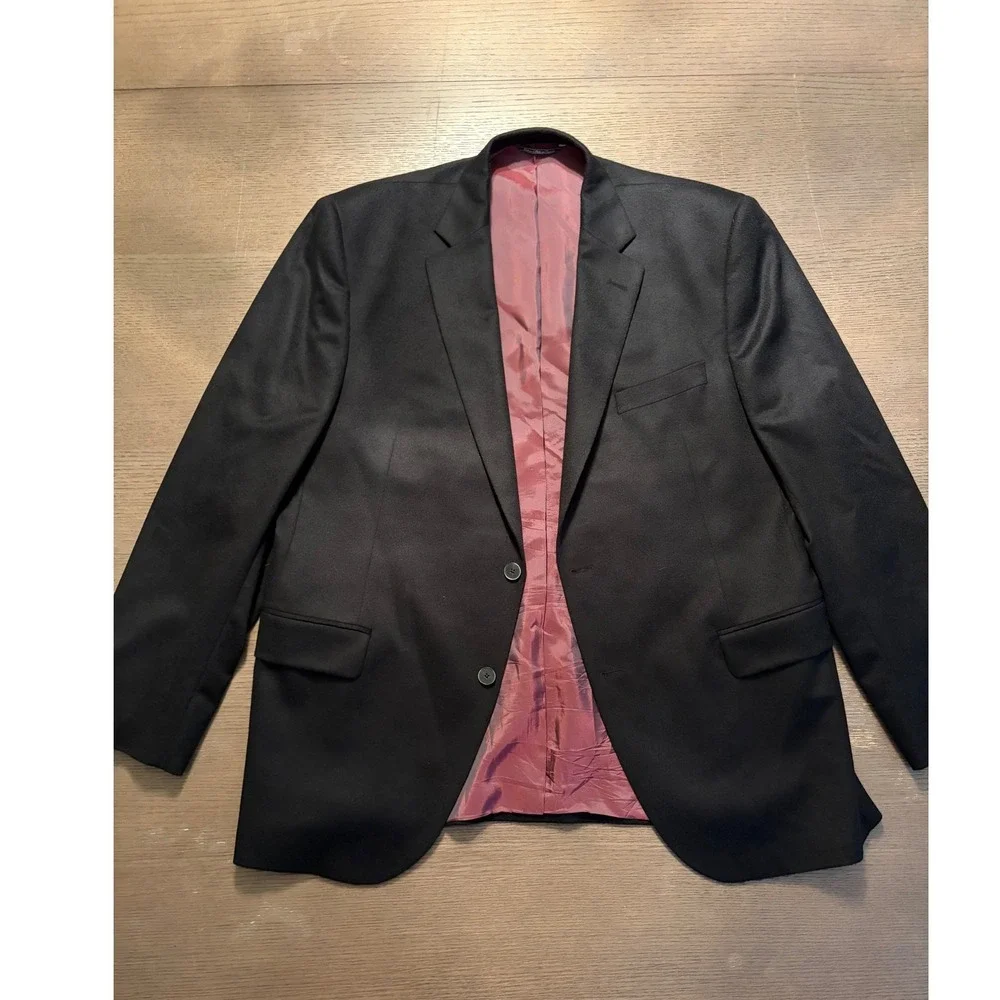 Mens Two Button Saks Fifth Avenue Cashmere Blazer   -44R